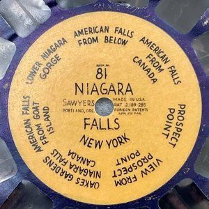 Vintage View-Master Reel 81 Niagara Falls New York (Blue Ring)